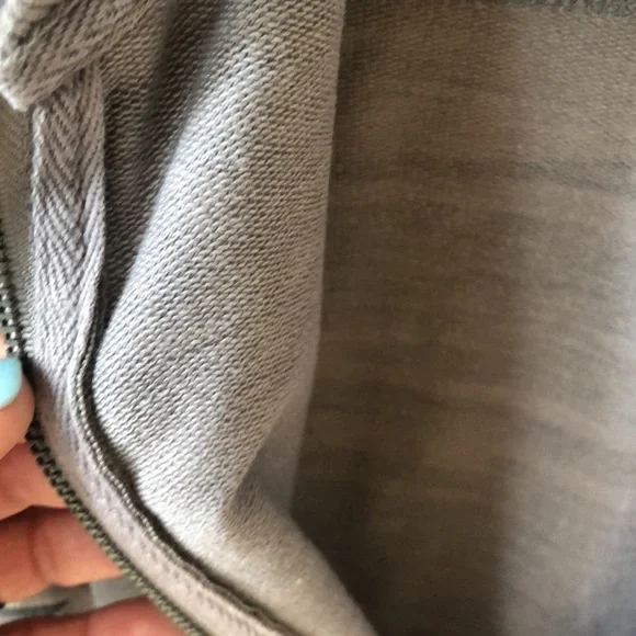 Z Supply Grey Camouflage Zip Up Sweatshirt Jacket. Size Small - Picture 4 of 4